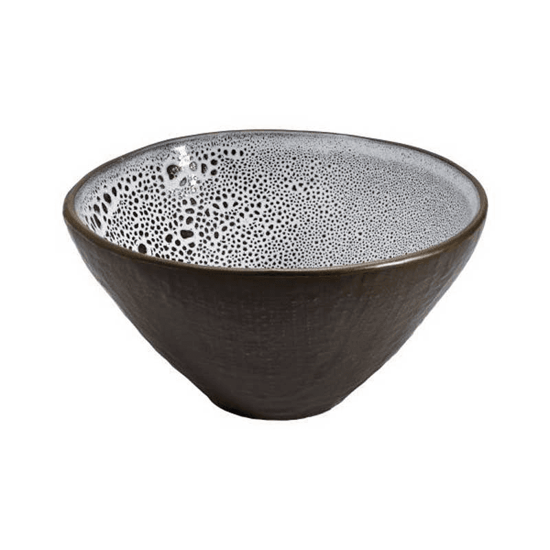 Lava 12 Piece Dinner Set, Dark Grey
