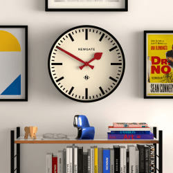 Image showing the Universal Wall Clock, D43cm, Black product.