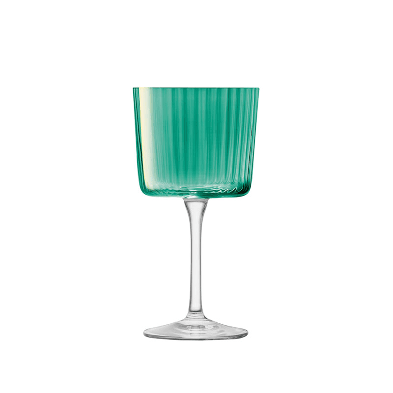 Gems Set of 4 Wine Glasses, 250ml, Jade