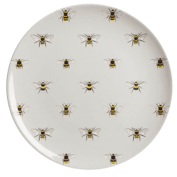 Image showing the Bees Melamine Dinner Plate product.