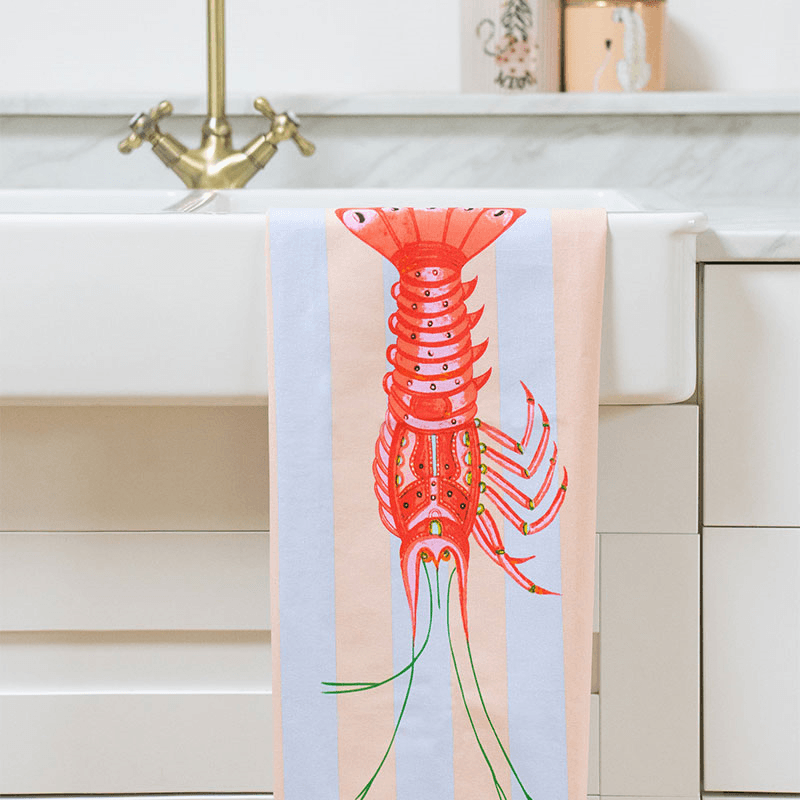 Lobster & Bon Appetit Set of 2 Tea Towels