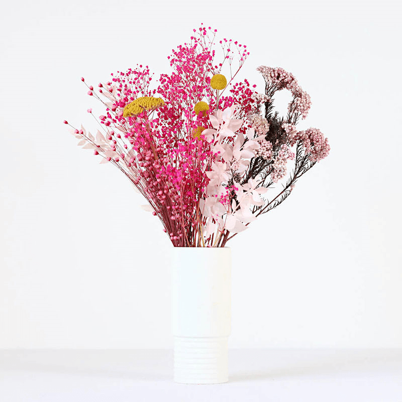 Pinks Medium hand-tied bouquet, H36-42cm, Bonbon