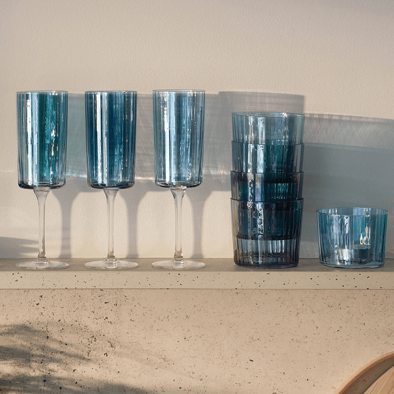 Gems Set of 4 Tumblers, 310ml, Sapphire
