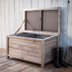 Image showing the Aldsworth Outdoor storage box, large, Natural product.