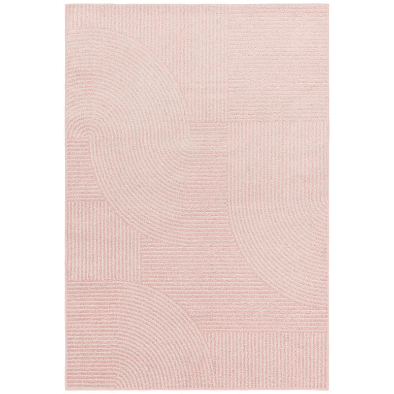 Muse Geometric Rug, L120 x W170cm, Pink