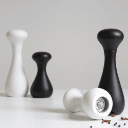 Image showing the Flo Large salt and pepper grinder, H24 x W8cm, White product.