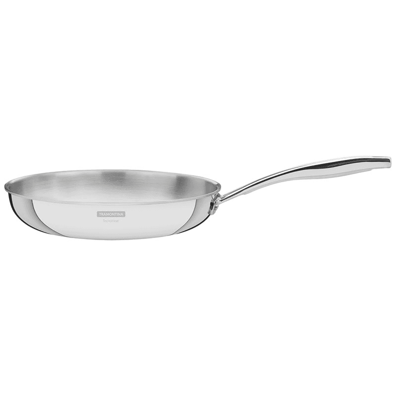 Grano Tri-Ply shallow frying pan, stainless steel, 26cm