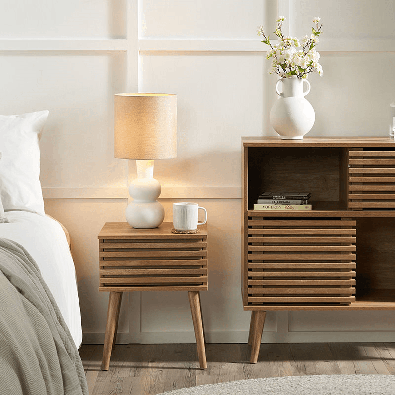 Larvik Bedside Table, Natural
