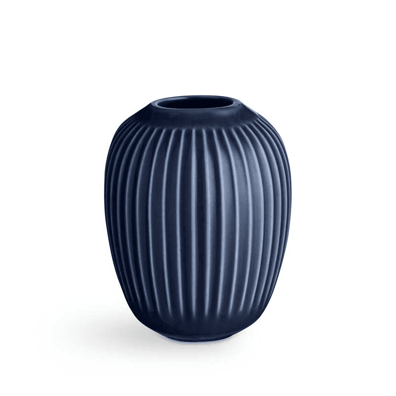 Hammershøi Vase, H10.5cm, Indigo