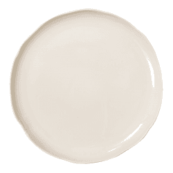 Image showing the Plume Flat Dish, D31.5cm, Nude product.