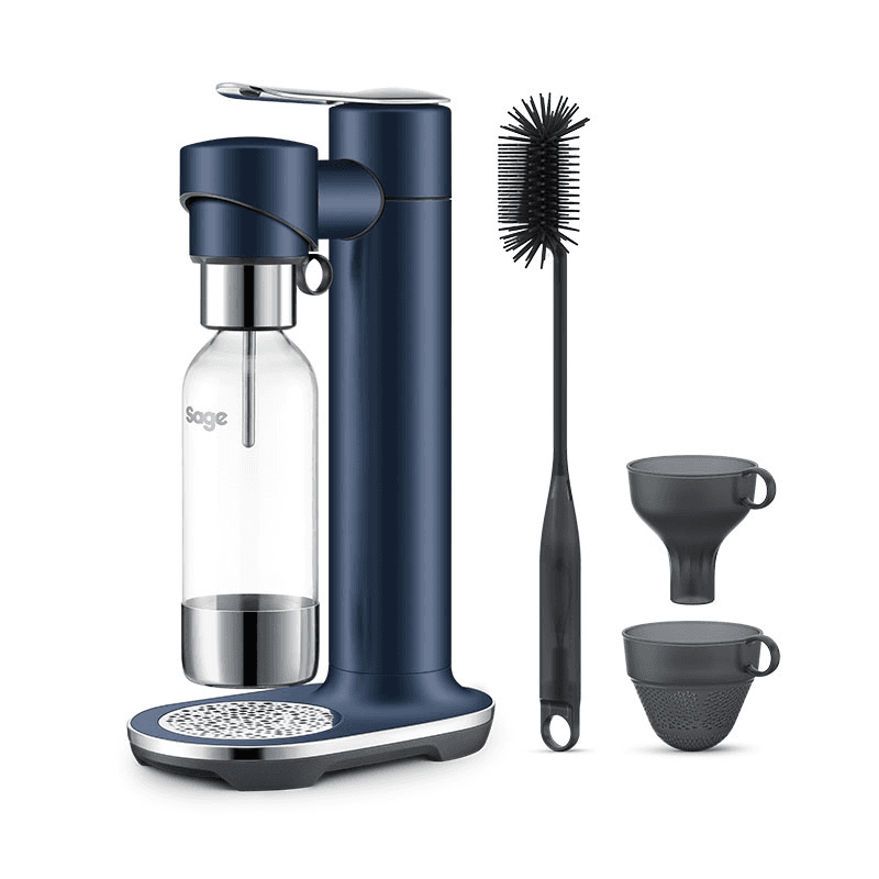 The Infizz Fusion Sparkling Drink Maker, H43cm, Damson Blue