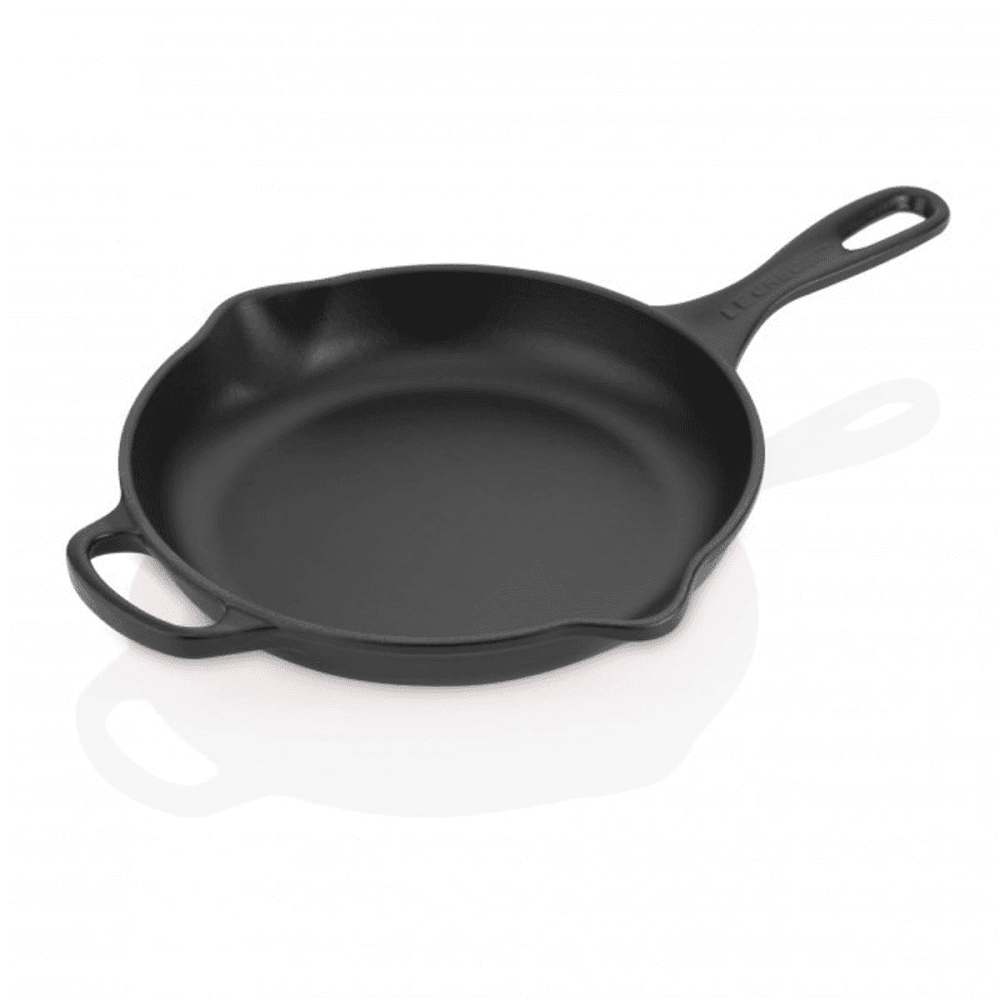 Signature Cast Iron Round skillet, 23cm, Satin Black