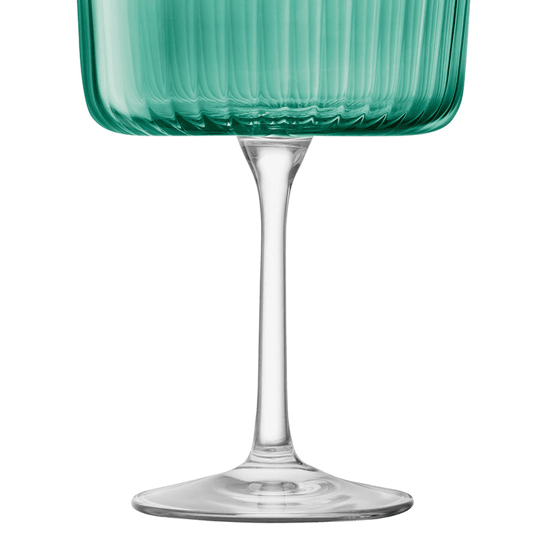 Gems Set of 4 Champagne/Cocktail Glasses, 230ml, Jade