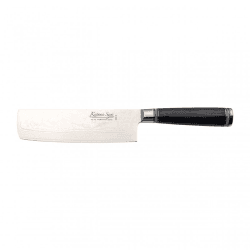 Image showing the Katana Saya Pakkawood Nakiri Knife, 18cm Damascus Blade product.