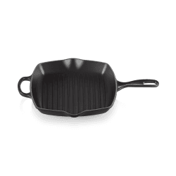 Image showing the Signature Cast Iron Square grillit, 26cm, Satin Black product.
