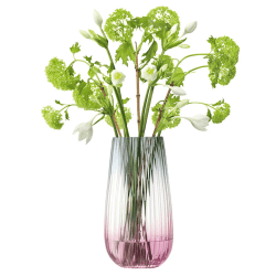 Image showing the Dusk Vase, H28 x D14.7cm, pink/grey product.