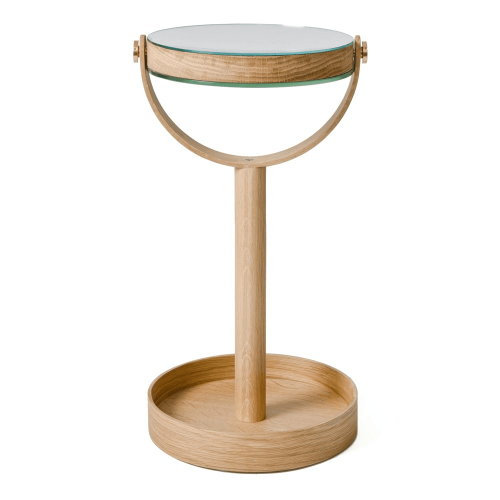 Close Up Mirror, H45 x W19.5 x D19.5cm, Oak