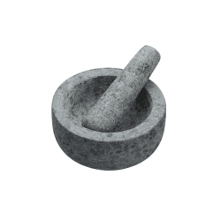 Image showing the Pestle and mortar, 12cm, Light Granite product.
