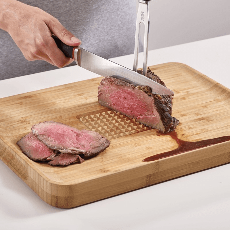 Cut&Carve Multi-function chopping board, 40 x 30 x 3.5cm, Bamboo