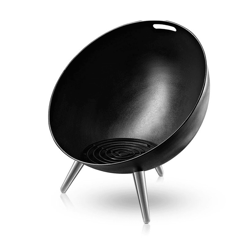 FireGlobe Fire pit, 64cm, Black/Silver