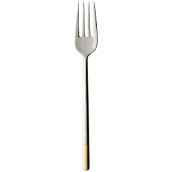 Image showing the Ella Dinner fork, Stainless Steel With Partial Gold Plate product.