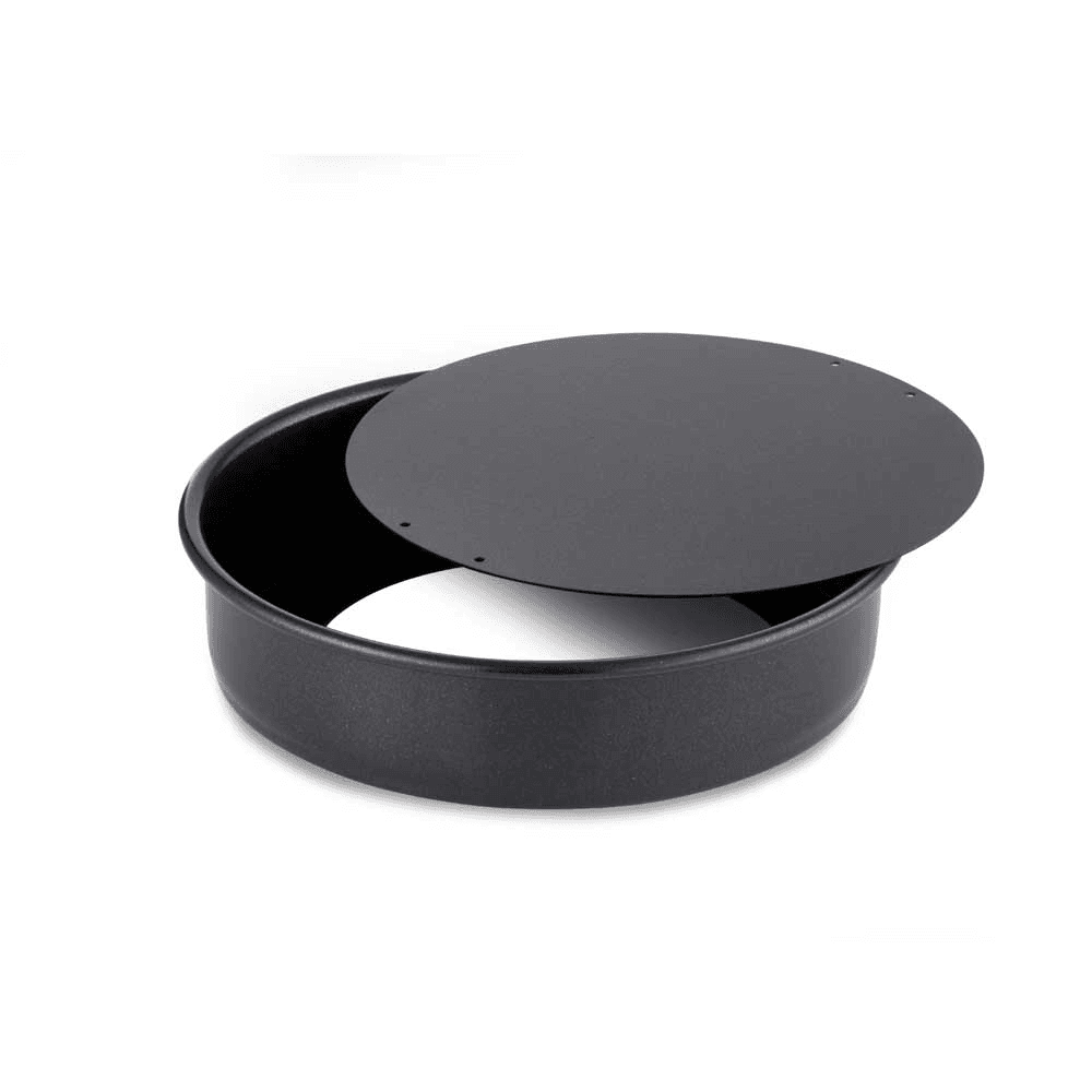 Precision Plus Loose Base Deep Cake Tin, 18cm, Black