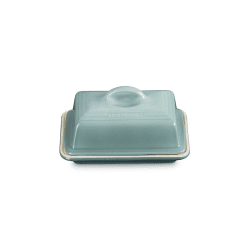 Image showing the Stoneware Butter Dish, 17cm, Sea Salt product.