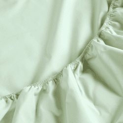 Image showing the 200TC Organic Fitted Sheet, Super King, Sage product.