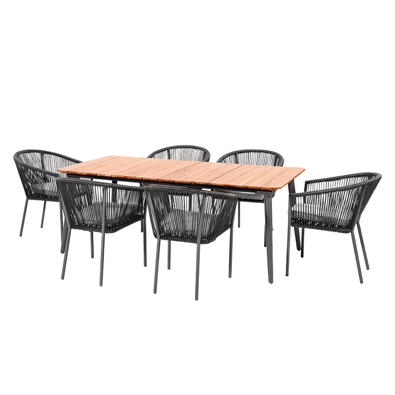 Reims Dining Set, Grey