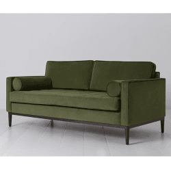 Image showing the Model 02 2 Seater Velvet Sofa, Vine product.
