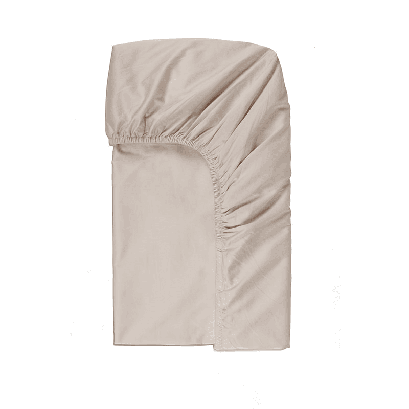 Perfect Sateen Fitted Sheet, Superking, Dusky Pink