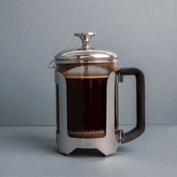 Image showing the Roma Stainless Steel Cafetière, 4 Cup, Silver product.