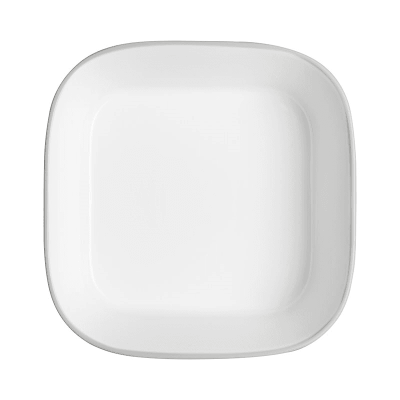 James Martin Cook Square Dish, 23.5cm, Soft Grey