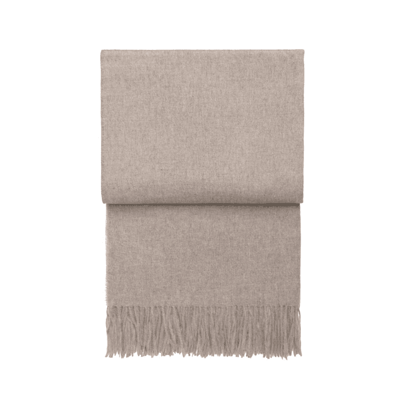Classic Plaid Throw, H200cm x W130cm, Beige
