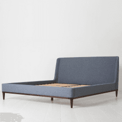 Image showing the Bed 02 Linen Super King Size Frame, Midnight product.