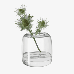 Image showing the Melt Vase, H15cm, Clear product.