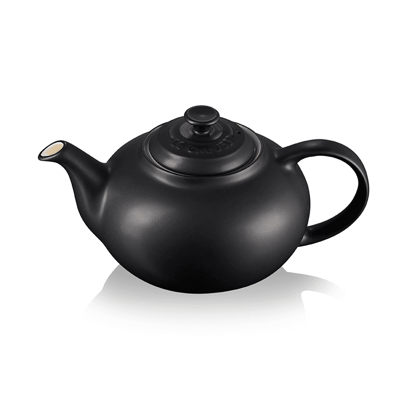 Stoneware Classic teapot, 1.3 litre, satin black