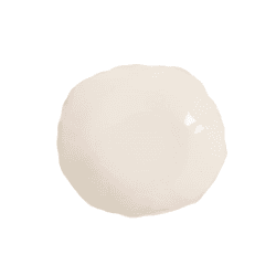 Image showing the Plume Plate, L22 x W20.5cm, Nude product.