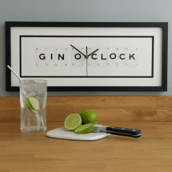 Image showing the 'Gin O'Clock' Clock product.