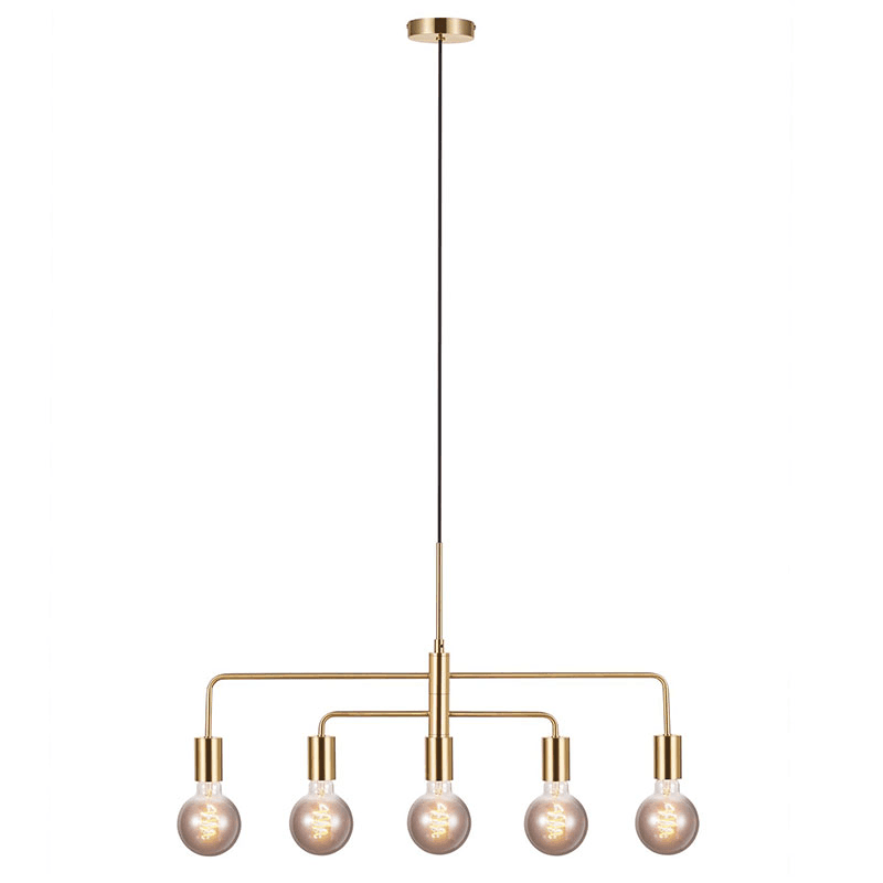 Gloom Pendant, H74.cm, Brass