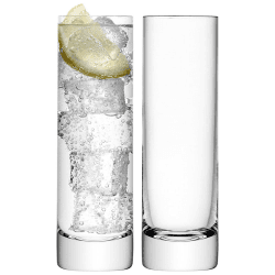 Image showing the Bar Long Drink Glasses Set of 2, 250ml, Clear product.