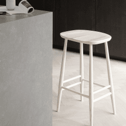 Image showing the Originals Counter Stool, L.Ercolani by Ercol, H65 x W39 x D37cm, Natural product.