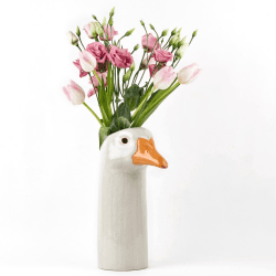 Image showing the Goose Large flower vase, L12 x D16 x H27cm product.