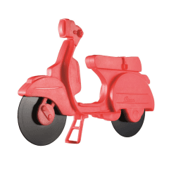 Image showing the Scooter pizza cutter, 18 x 11cm, Red product.