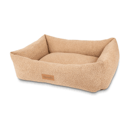 Image showing the Luxury Boucle Box Bed, 75 x 60cm, Desert Tan product.