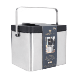 Image showing the Antimicrobial Composter, 2.6l, Stainless Steel product.