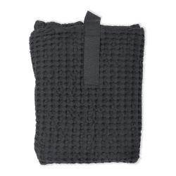 Image showing the Waffle Bath mat, 80 x 55cm, Dark Grey product.