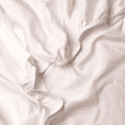 Image showing the The Perfect 300 Thread Count Sateen Fitted Sheet, Double, Dusky Pink product.