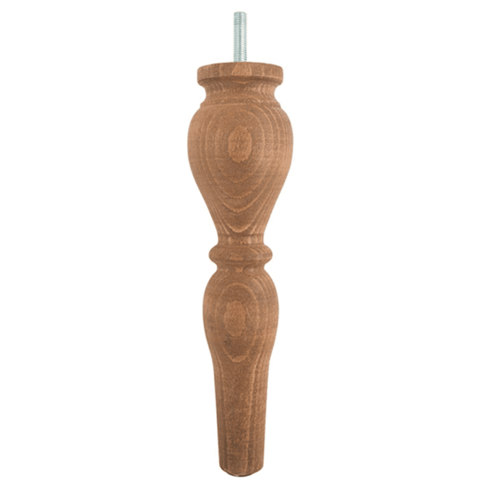 Bluebell, Three Seat, Taupe Brushed Linen Cotton, English Oak Legs with Bronze Castor, Taupe