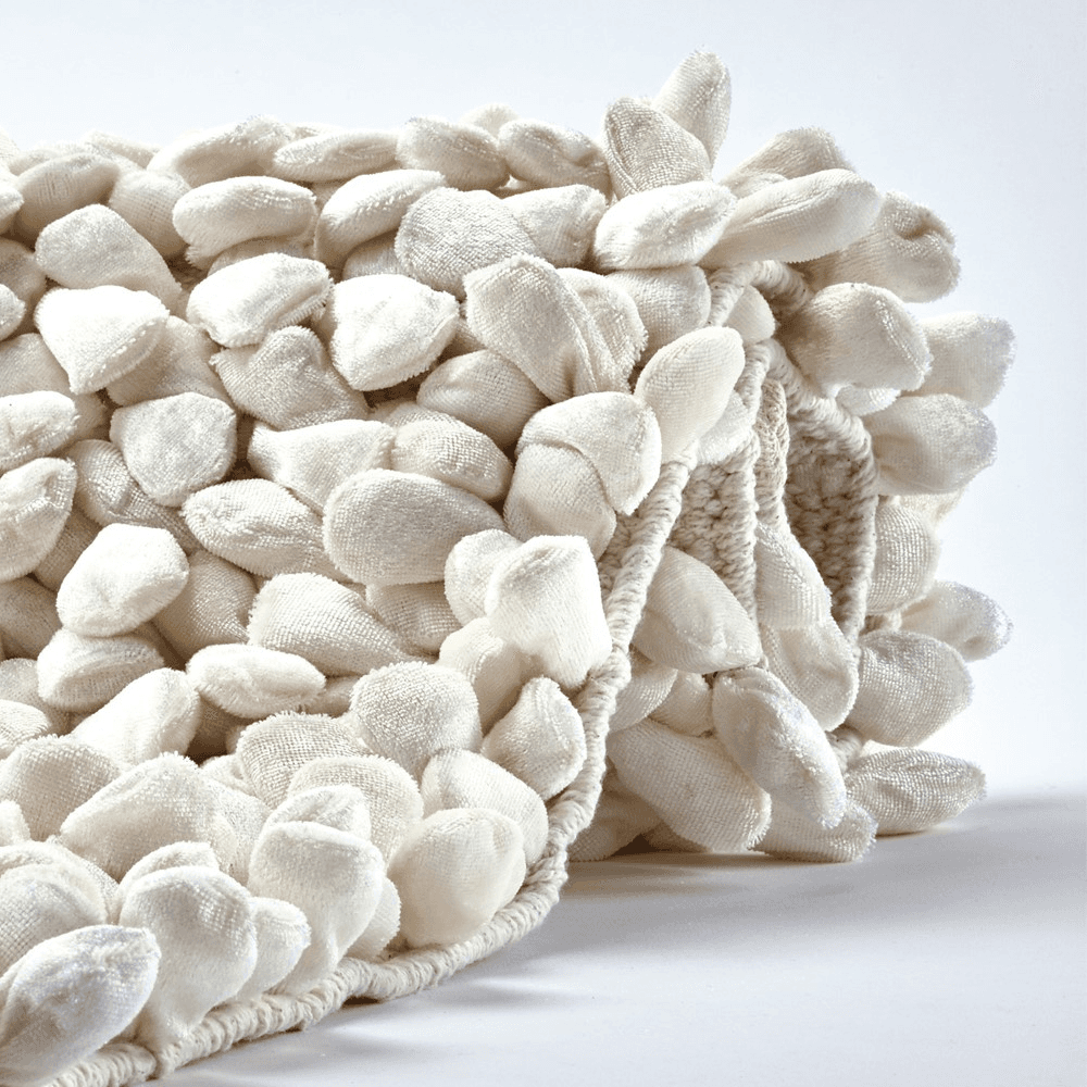 Rocca Bath mat, 60 x 100cm, Ivory